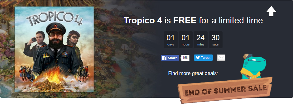 Tropico 4 - даром на Humble Store!